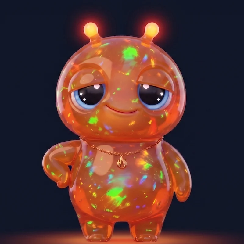 Fire Opal - Born in a hollow of glassy stone where light split into every color