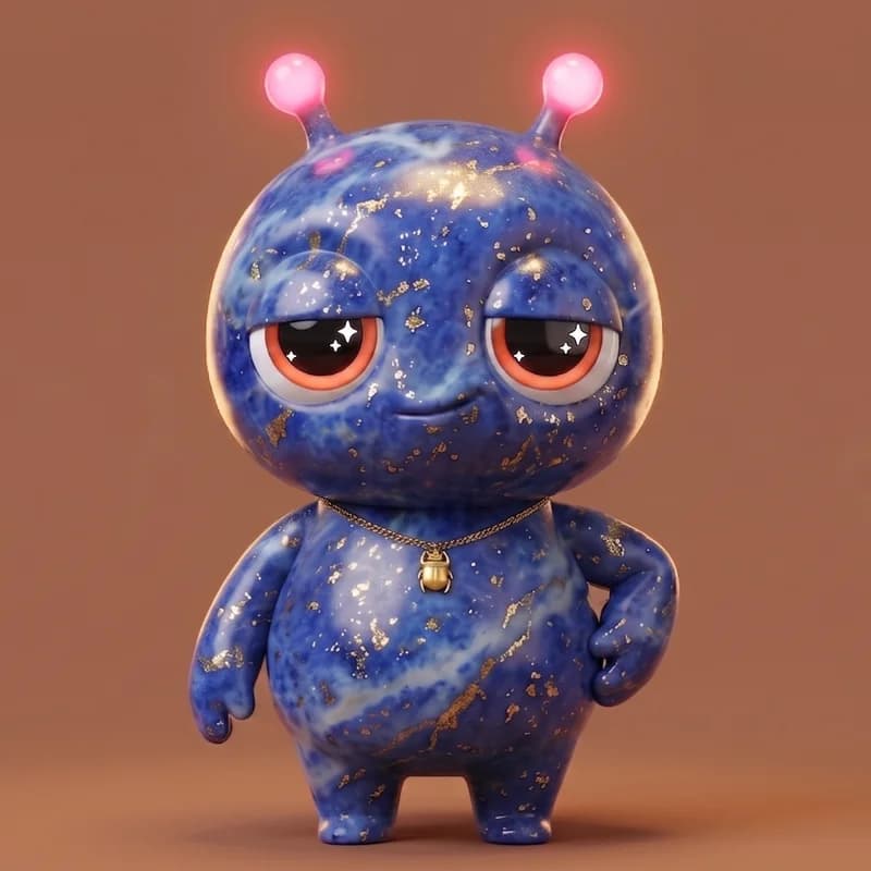 Lapis Lazuli - Born in a deep blue stone flecked with veins of gold